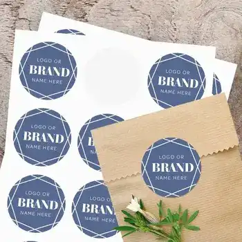 Printend - Home 52 Round Cut Paper Sticker | Glossy Sticker | Print & Dispatch