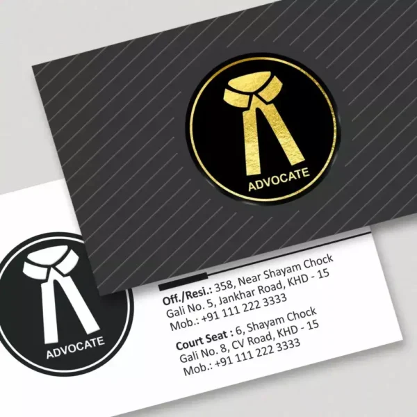 Matte Foil Business Card