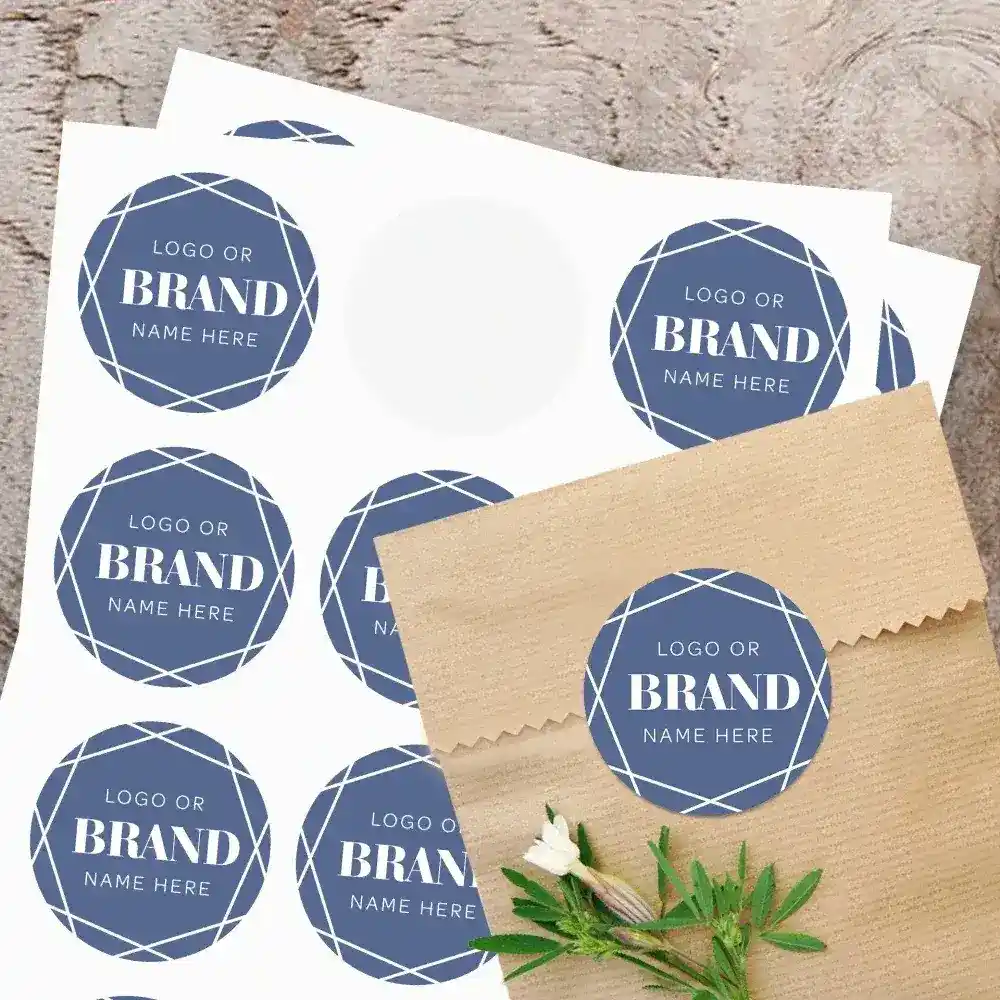 Product Round Cut Paper Sticker Round Cut Paper Sticker | Glossy Sticker | Print & Dispatch