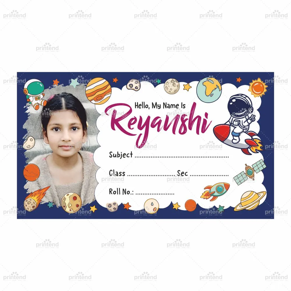 School Notebook Name Sticker, School Book Sticker, School Notebook Name Sticker, Notebook Label